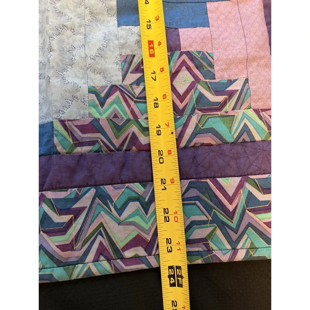 Vintage Handmade Patchwork Quilt~23.5